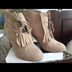 Karen Millen Fringed Booties Size 37