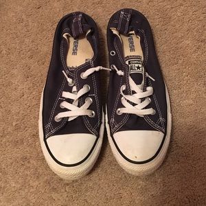 Navy slip on converse