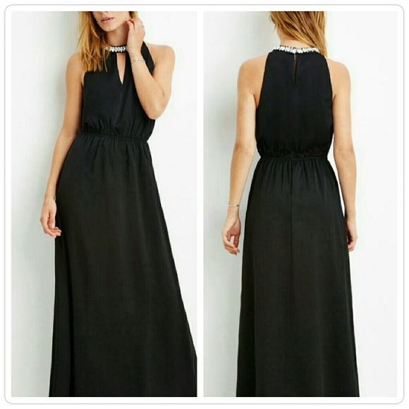 Forever 21 Dresses & Skirts - Forever21 Black Formal Maxi Dress