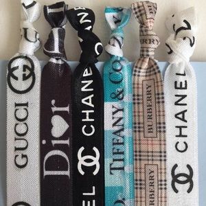 Set of 6 Fashion Hair Ties