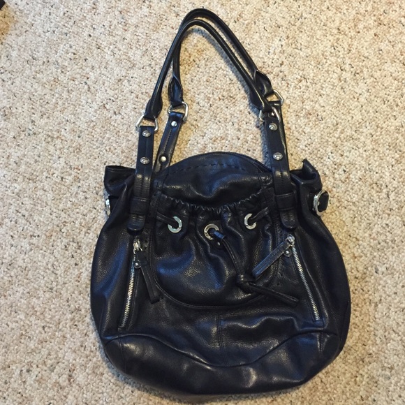 Genuine leather b.makowsky hand bag