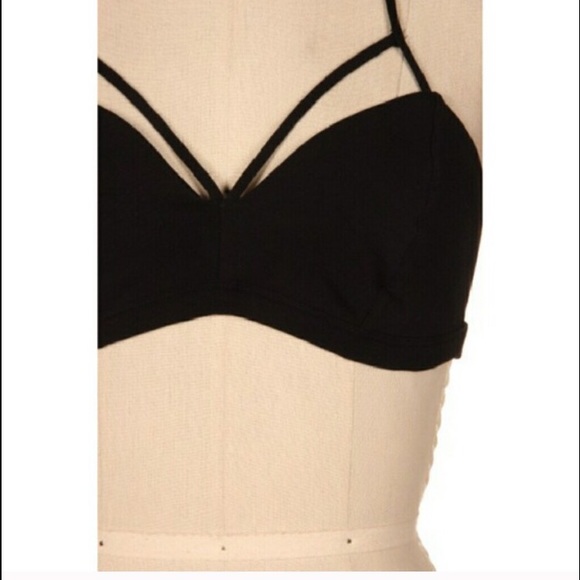Reduced 🎉  new - black scrappy bralette - Picture 3 of 3