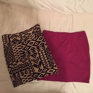 F21 and 5th Culture Pencil skirts sold together