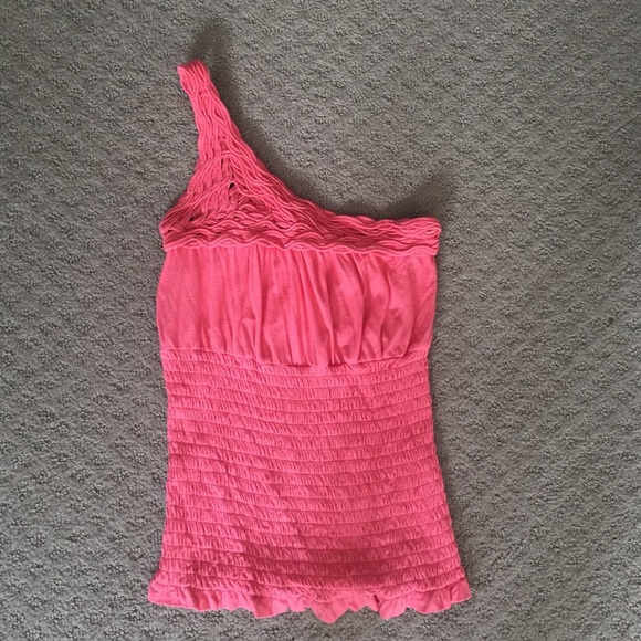 One shoulder tank top