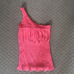 One shoulder tank top