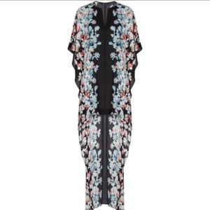 BCBGMaxAzria high low Dameka floral dress xs / s