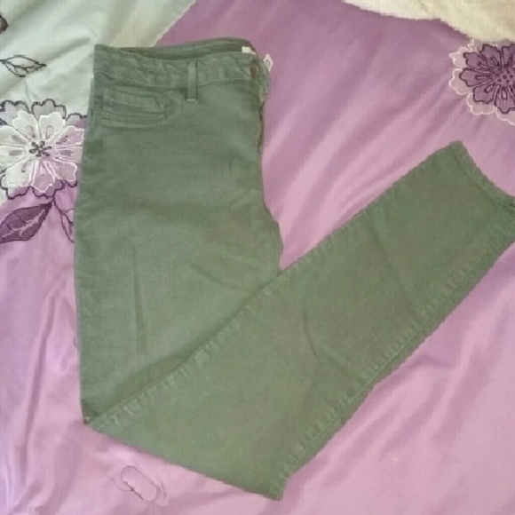 Refuge Brand Olive Skinny Jeans