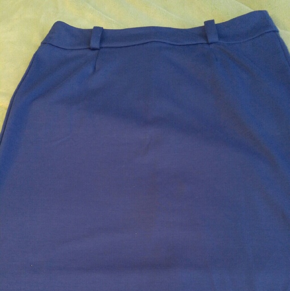 Vibrant royal blue skirt