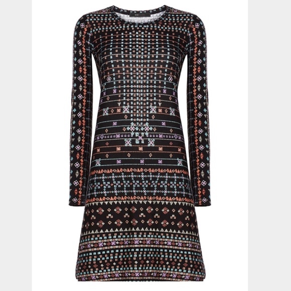 BCBGMaxAzria NWOT Jeanna dress S scarf print $158