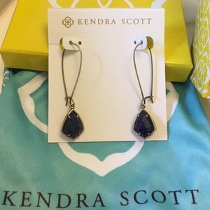 Navy Kendra Scott Earrings