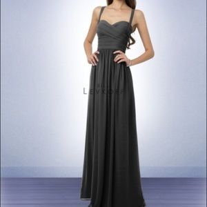 Bill Levkoff Style 769 Black chiffon gown