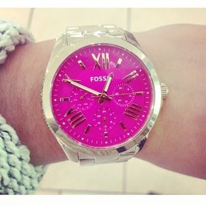 RESERVED 🌺SALE🌺 Pink fossil watch