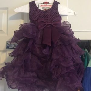 Purple kids dress