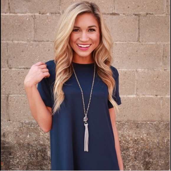 Urban Outfitters Tops - ❗️LAST CHANCE Urban Outfitters Navy Linen Tee