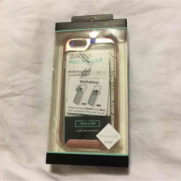 NEW! Iphone 6/6s Rose gold case