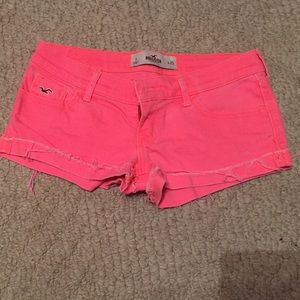 Coral Hollister Shorts