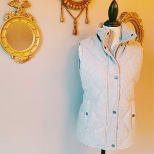 Land's End Grey Puffer Jacket