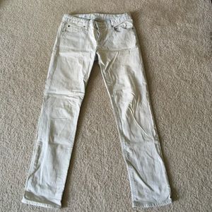 Straight leg jeans