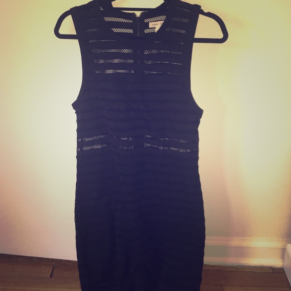 Black dress with mesh on top & in midsection