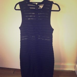 Black dress with mesh on top & in midsection