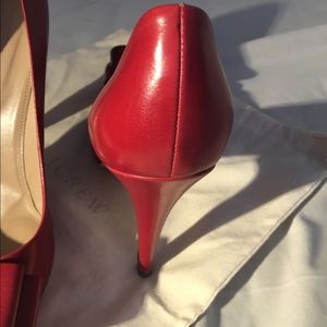 Red Viv JCrew heels extra photos