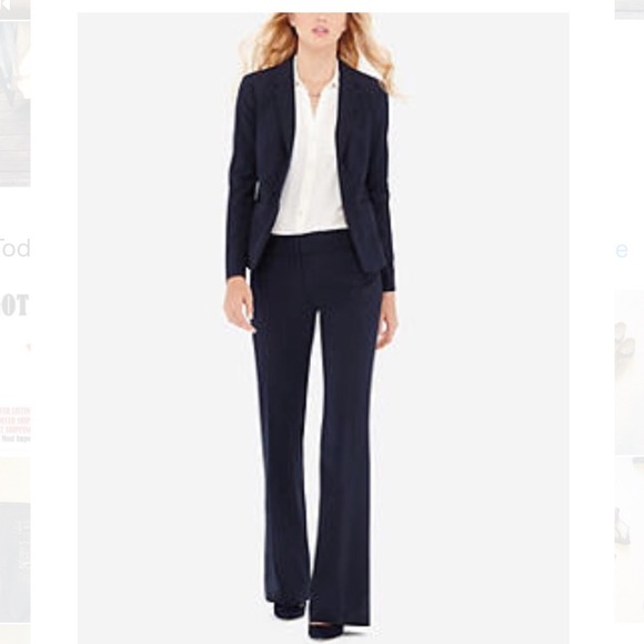 Chocolate brown two-piece suit | The Limited