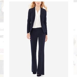 Chocolate brown two-piece suit | The Limited