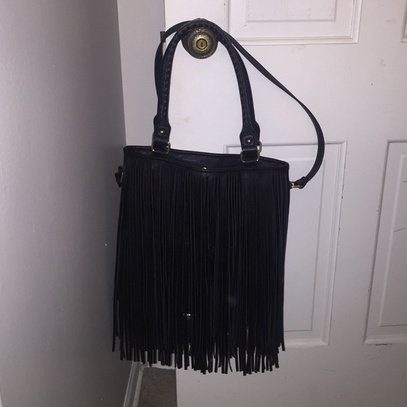 Steve Madden fringe cross-body bag
