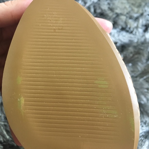 BCBG Tan Leather Stiletto Cutout Booties - Picture 6 of 7