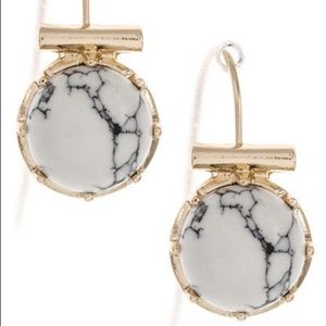 White marble inspired earrings