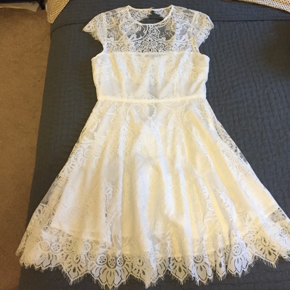 MOVING SALE - White lace dress