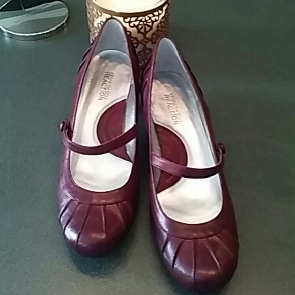 Kenneth Cole Leather Mary Jane Shoes