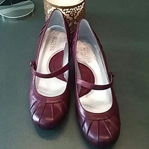 Kenneth Cole Leather Mary Jane Shoes