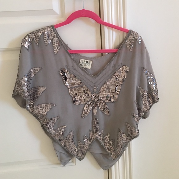 Free People Sequin Top