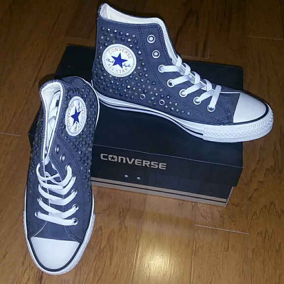 Studded High Top Converse - Picture 3 of 4