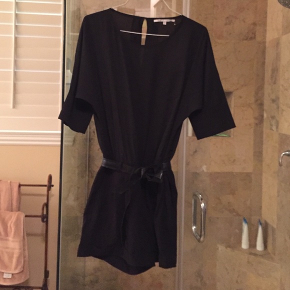Nwt collective concepts romper black M HOT!