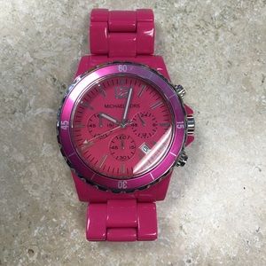 Michael Kors pink watch