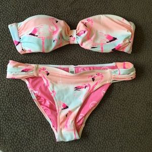 VS PINK Flamingo bikini
