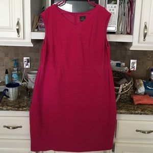 Adrianna Papell Fuchsia Bandage dress