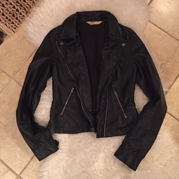 Hollister Leather Jacket
