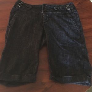 Blue jean shorts