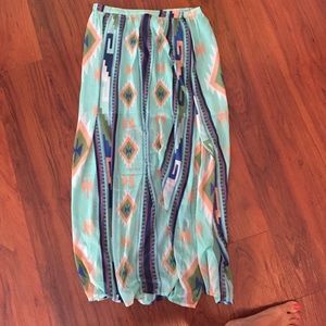 Sheer maxi shirt. Built in slip