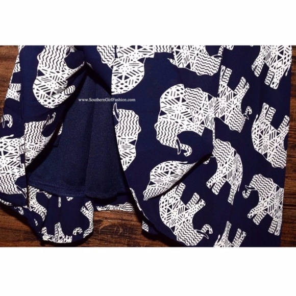 ELEPHANT DRESS Printed Trapeze Swing Festival Mini - Picture 5 of 6