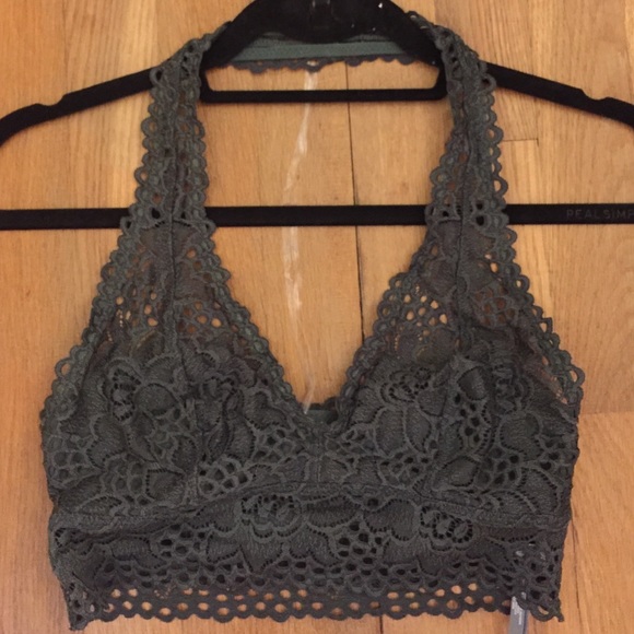 Green Halter top bralette