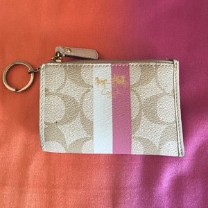 Authentic Coach Keychain Wallet