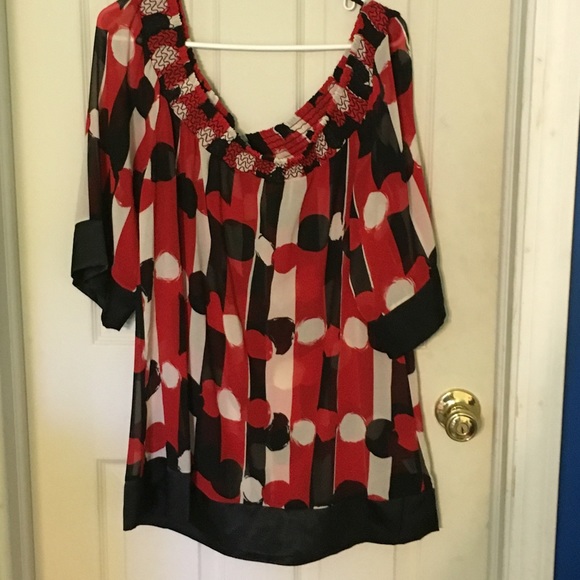 Sheer Tunic Blouse