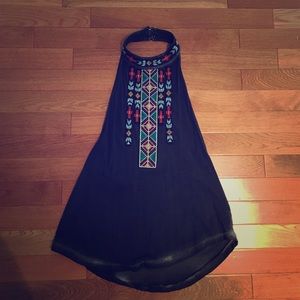 Unique beaded halter