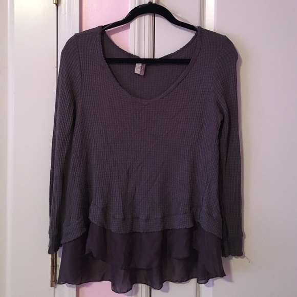 Dark grey blouse