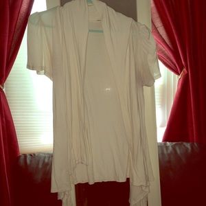 White cardigan