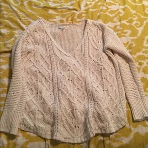 American Eagle cable knit sweater size medium